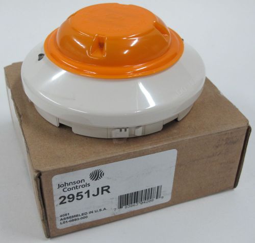 New johnson controls intelligent photoelectric smoke sensor detector 2951j r led for sale