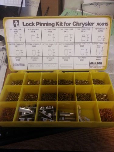 Locksmith Chrysler Pinning  Kit A6=15