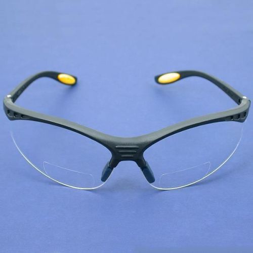 3x dewalt bifocal clear lens safety glasses for sale