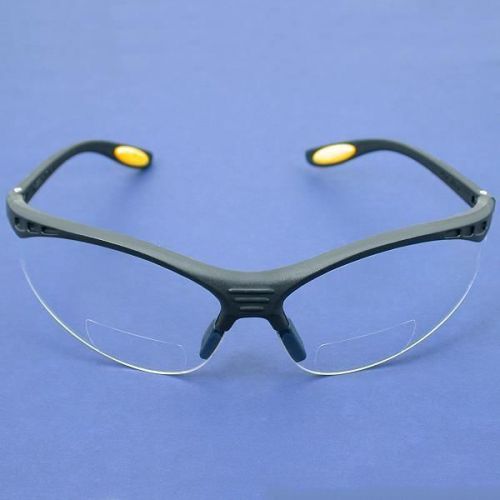 3X DeWALT Bifocal Clear Lens Safety Glasses