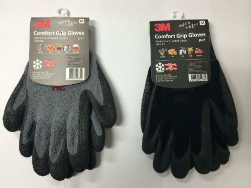 3M Comfort Grip Gloves for Winter, Gray/Black/White