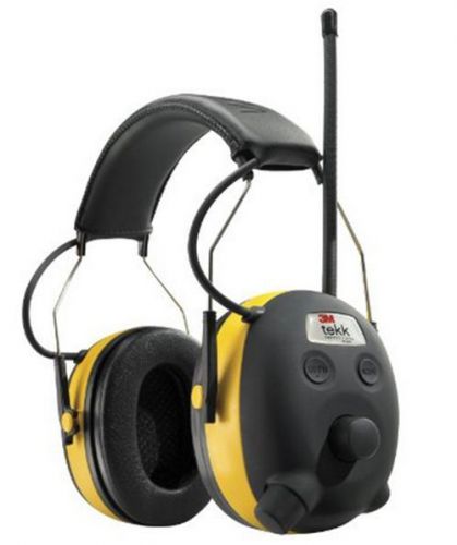 3m tekk worktunes hearing protector, mp3 compatible with am/fm tuner for sale