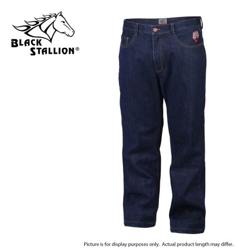 Black Stallion TruGuard 300 NFPA 2112 FR Denim Jeans - 34&#034; inseam x 48&#034; waist