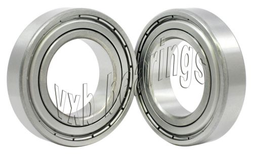 Set of 2 6000zz (pair) ball bearings bearing 6000z for sale
