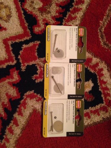 Proxxon Set Of Metal Cut Off Blades 3 Pcs Each IN ALL YOU GET 3 Packs Save 1%