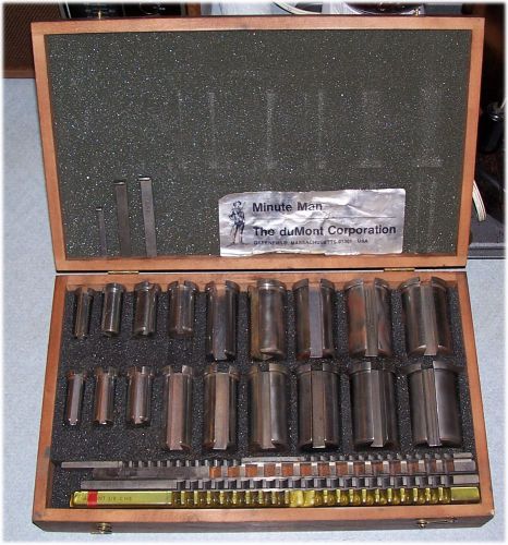 Minute Man - the Dumont Corporation broach set: in great shape - the one to get!