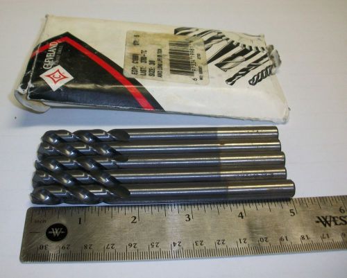 3/8&#034; COBALT JOBBERS DRILL AIRCRAFT TYPED DRILLS LOT OF 5