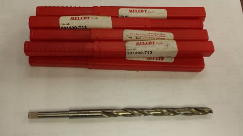 NEW LOT OF 9 MELCUT CARBIDE TIPPED TAPER LENGTH LETTER N .302 DRILLS