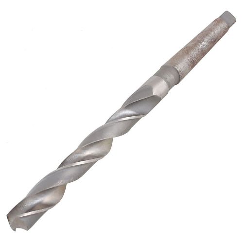 Gray 12mm Cutting Diameter HSS Taper Shank Twist Drill Bit w Tang