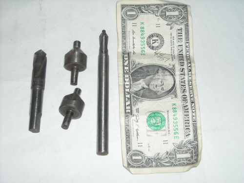Lot of 4 US made countersinks countersinks