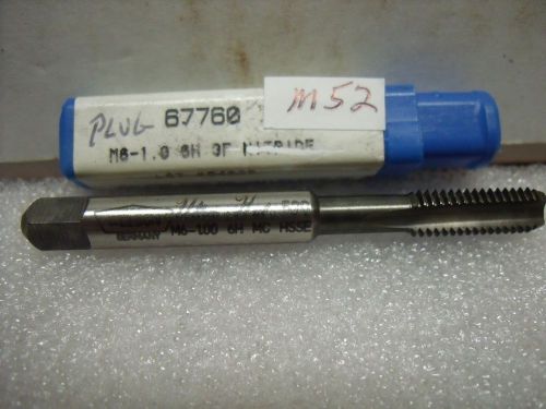 M6 x m1.00 mc 6hb d4 3 fl straight flute tap premium high speed steel bottom tap for sale