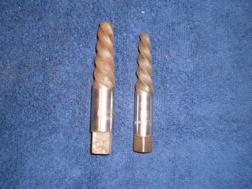 Cleveland T D Co Large No #7 and No # 6  EZ Screw Extractor Made In The USA