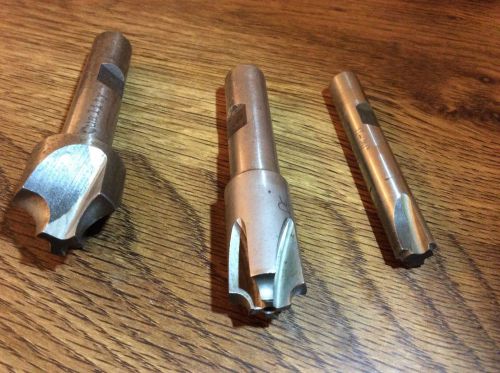 Machinists Lot Of 3  HSS Corner Rounding End Mills . Free S&amp;H