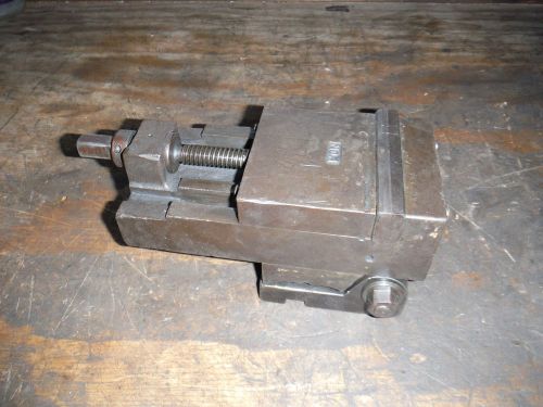 VINTAGE SMALL NO. 1 MACHINE VISE TILT ANGLE MILL GRINDING MACHINIST TOOL