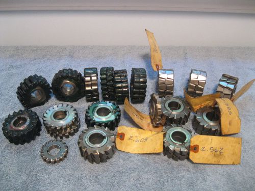 Milling cutter lot 34 cutters for sale
