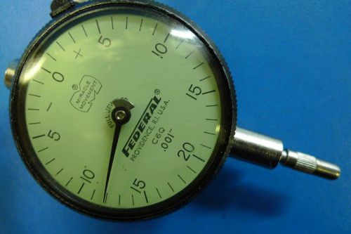 FEDERAL C6Q .001&#034; FULLY JEWELED 2&#034; DIAL INDICATOR machinist tools #6*0