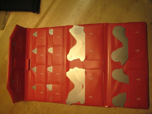 Starrett S167D Radius Gage Set