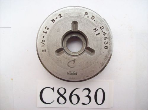 2-1/2-12 N-2 THREAD RING GAGE   GO PD .2.4530 LOT C8630