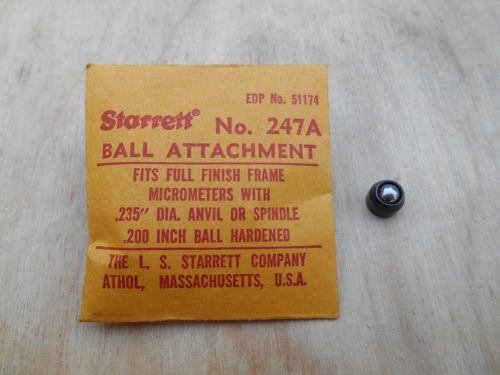 STARRETT  NO. 247A BALL ATTACHMENT , .200&#034; BALL
