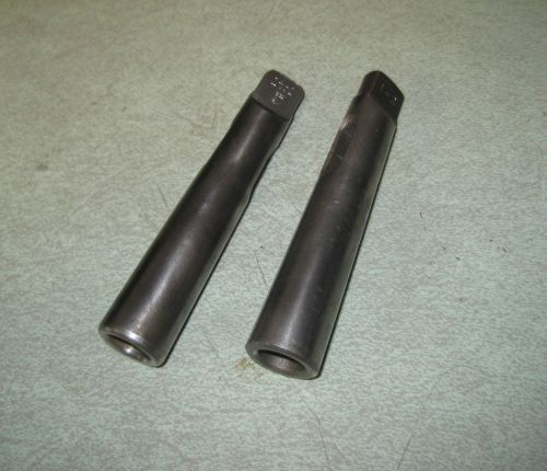 (2) No 1 to No 2  Morse Tapers