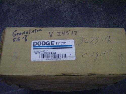 Dodge 111022 v-belt pulley 5v 4g 8&#034; for sale