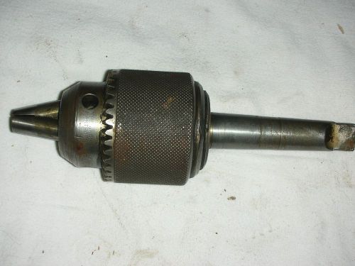 Large Jacobs Chuck - #3 Morse Taper - 3/4 Inch Capacity _EXCELLENT 99 Cents NR