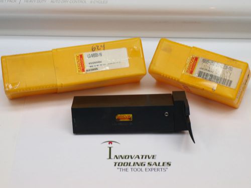 Lg-mbs5-16 parting groving toolholder w/mbs5-151.21-120b-50 groving blade holder for sale