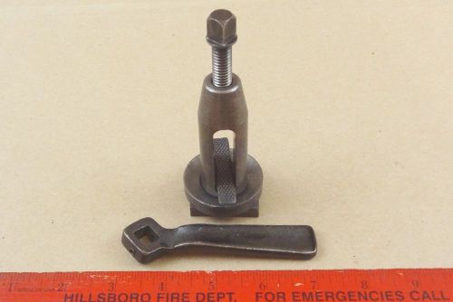 Nice original atlas craftsman 10 12 lathe rocker lantern tool post &amp; wrench set for sale