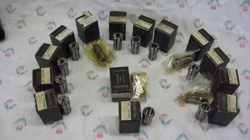 14 pc Lyndex spring collet, all in box, 4 are unopened, JAPAN          (ref#372)