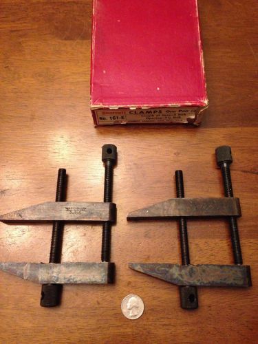 pair of starrett No. 161-D machinist parallel clamps with original box