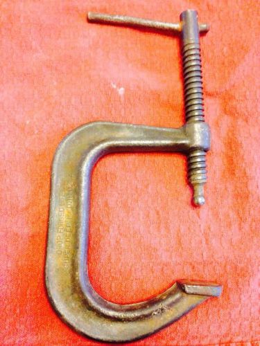 Wilton No. 4404 Drop Forged Steel C-Clamp 4 ~ Super Deep ~ Made In USA ~ Vintage