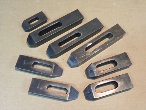 8pc Lot - Serrated End Clamps - Tapered Nose - 1/2&#034;/12MM Stud Slot - L032