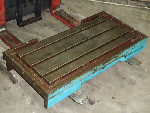 20.5&#034; x 43.25&#034; x 5.5&#034; Steel Welding 3 T-Slotted Table Cast Iron Layout Plate