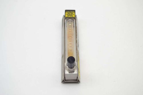 Fischer porter 10a6131n stainless indicator 100% 1/4in flow meter b402068 for sale