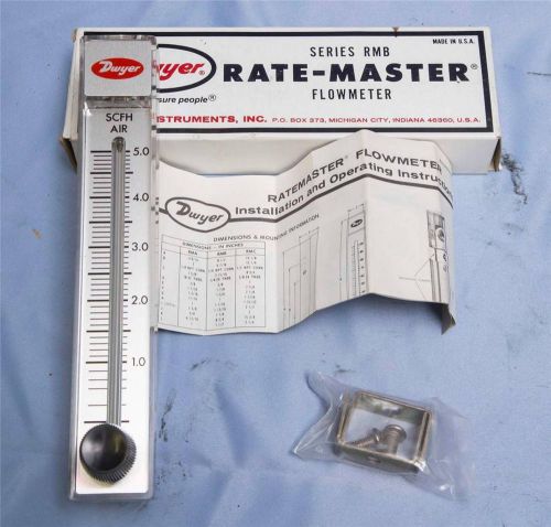 Dwyer Rate-Master Flowmeter RMB-49-SSV