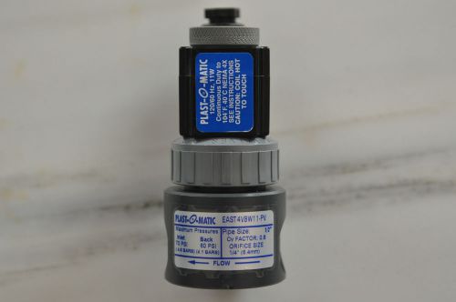 Plast-o-matic east2v8w11-pv solenoid valve (2 of 2) for sale