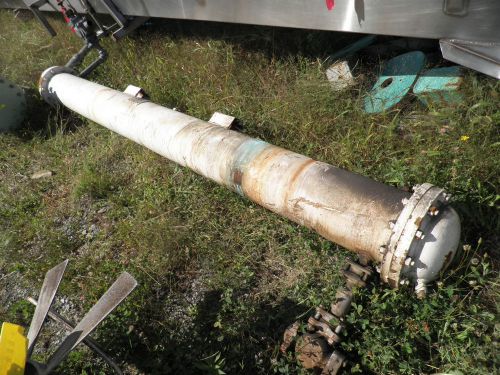 Frick heat exchanger shell &amp; tube, 10” dia x 10 ft long for sale