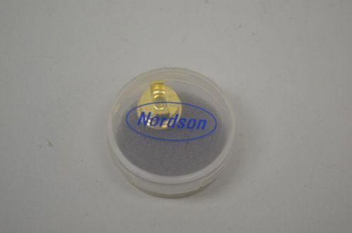 NEW NORDSON 231018E BRASS BUTTON NOZZLE PACKAGING AND LABELING D237705