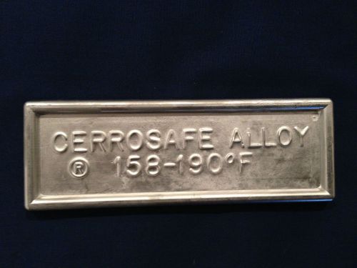 Cerrosafe Chamber Casting Alloy 1/2 pound ingot Gunsmithing Free Shipping NEW