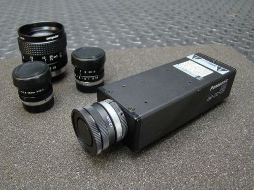 Panasonic GP-CD40 CCD W/ Tamron &amp; Computar Lenses