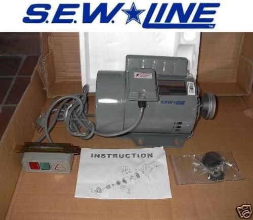 SEW LINE NEW 110V MOTOR CONT. RUN  BUTTONSEW/TACKER INDUSTRIAL SEWING MACHINE