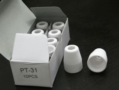 20pcsPT-31LG-40 Air Plasma Cutter Cutting Torch Consumables Alumina Shield CUP(c