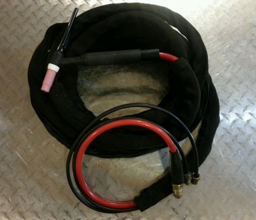 Weld Craft TIG Welding Torch Package 25 Foot Hose WP-12-25 Water cooled  500amp