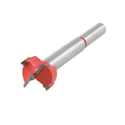 38g Red Silver Tone Carbide Tip 17mm Dia Boring Bit Woodworking Drill Tool Gift