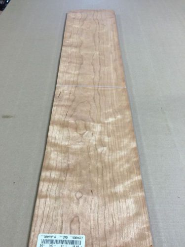 Wood Veneer Ropey Cherry 9x40 22pcs total Raw Veneer  &#034;EXOTIC&#034;  CH9 12-15