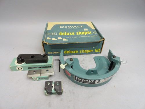 New dewalt 119829 shaper guard w/ 2 blade shaper head 6480 &amp; knives for sale