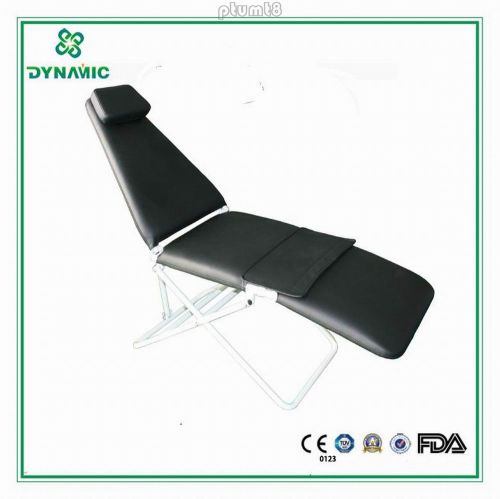 Dental Chair Unit Mobile Patient Chair Set With Operating Light Black