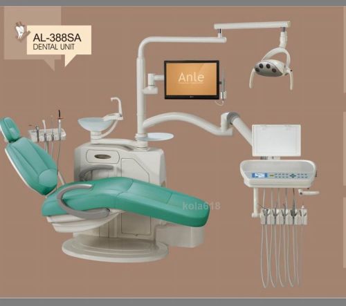 Computer Controlled Dental Unit Chair FDA CE Approved AL-388SA Soft Leather