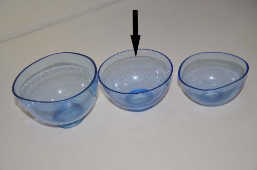 3 pcs dental lab flexible rubber mixing bowls dental rubber mixing bowl for sale
