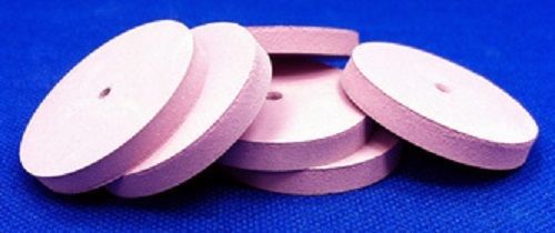 Silicone polishers wheel pink medium 100/box for porcelain and metals for sale